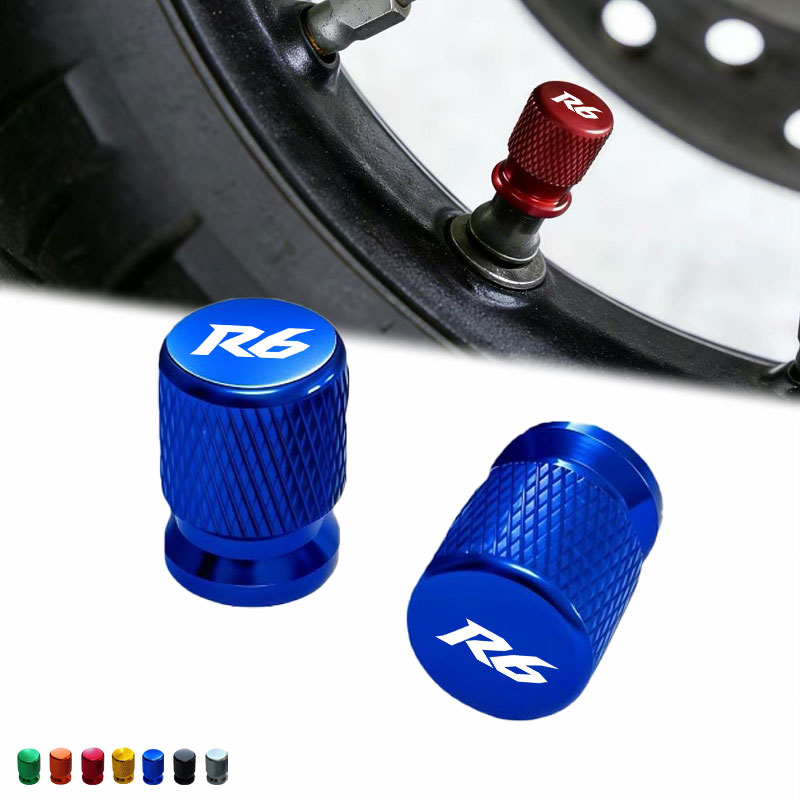 Motorcycle Parts - قطعتان من أغطية صمامات العجلات المصنوعة