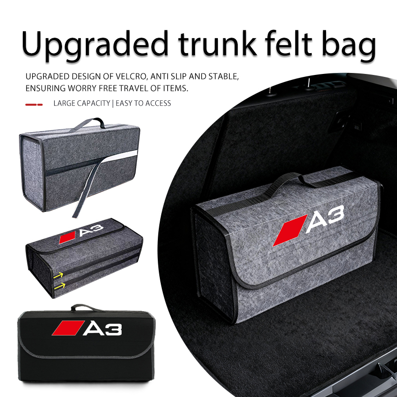 Car Trunk Organizer Foldable Storage Box - صندوق تخزين لصندوق السيارة، منظم سفر