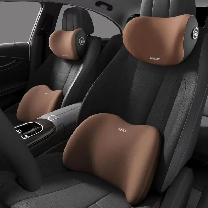 Memory Foam Car Neck Pillow Lumbar Support - وسادة مقعد سيارة مريحة من الفوم