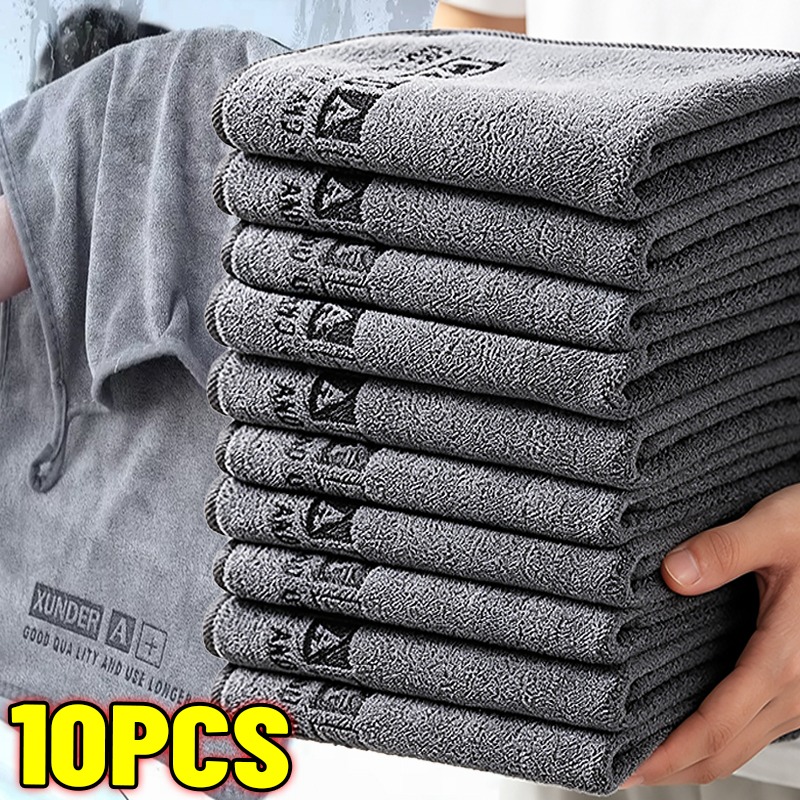 Microfiber Car Drying Towel Super Absorbent - 10/1 قطعة مناشف غسيل السيارات المصنوعة