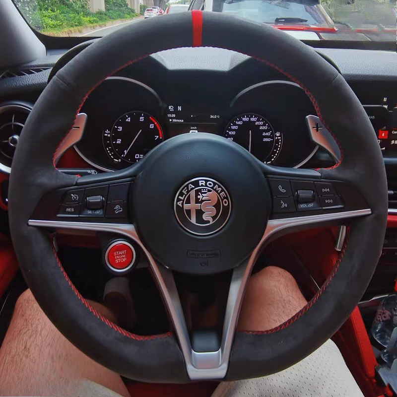 غطاء عجلة قيادة السيارة من الج - مراجعة Car Steering Wheel Cover Anti Slip Breathable وسعره