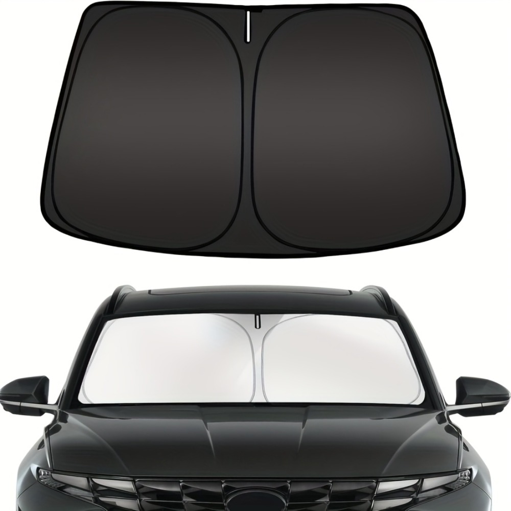 مظلة شمسية للزجاج الأمامي للسي - مراجعة Car Sunshade Windshield Umbrella Foldable وسعره