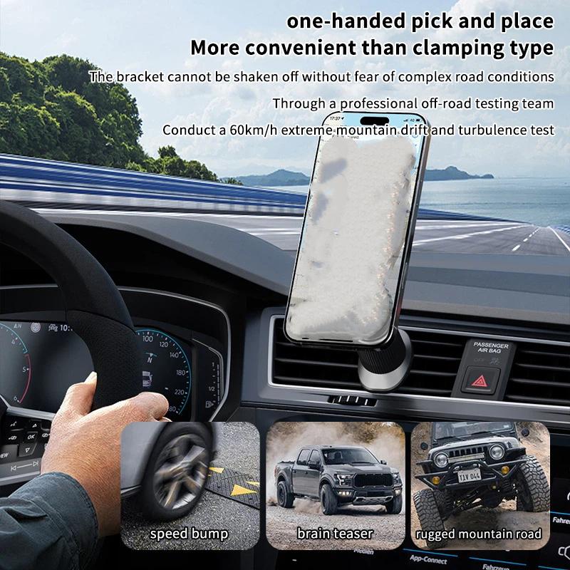 حامل هاتف مغناطيسي جديد للسيار - مراجعة Magnetic Phone Holder For Car Vent وسعره