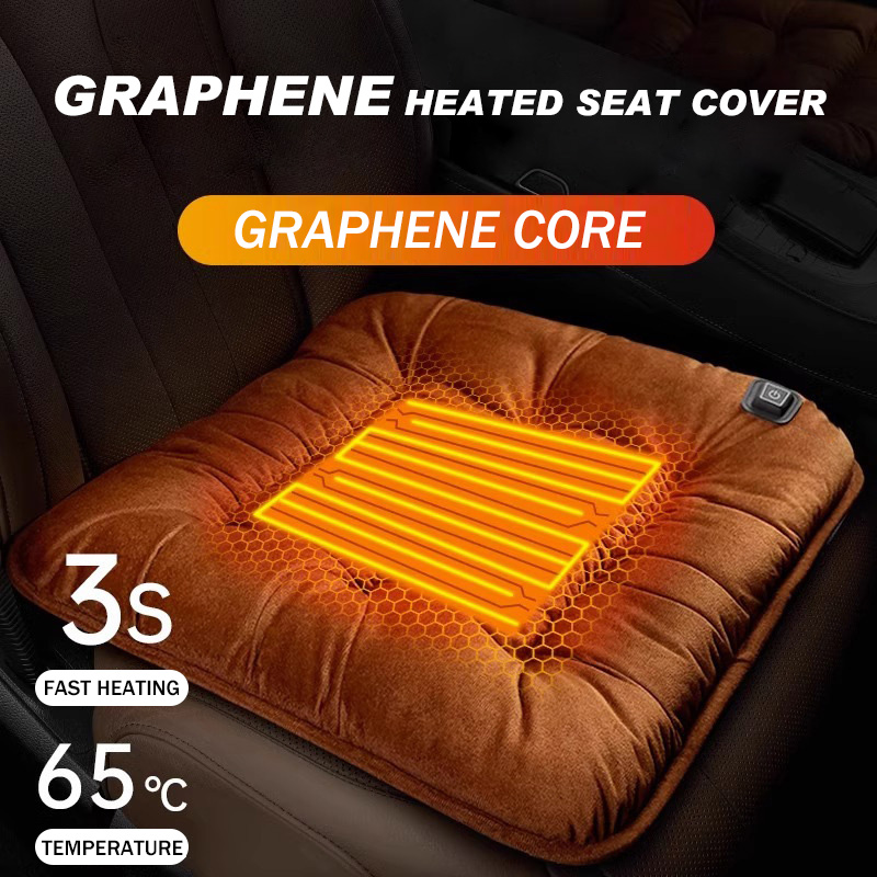 غطاء مقعد سيارة مدفأ بجهد 5 فو - مراجعة Memory Foam Car Neck Pillow Lumbar Support وسعره