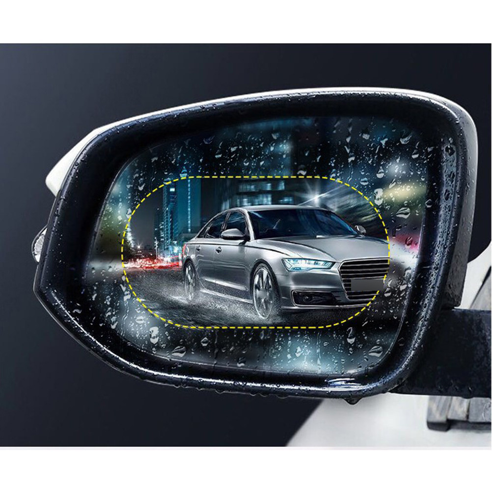 زوج من أفلام الحماية المقاومة  - مراجعة Anti Glare Car Rearview Mirror Film وسعره