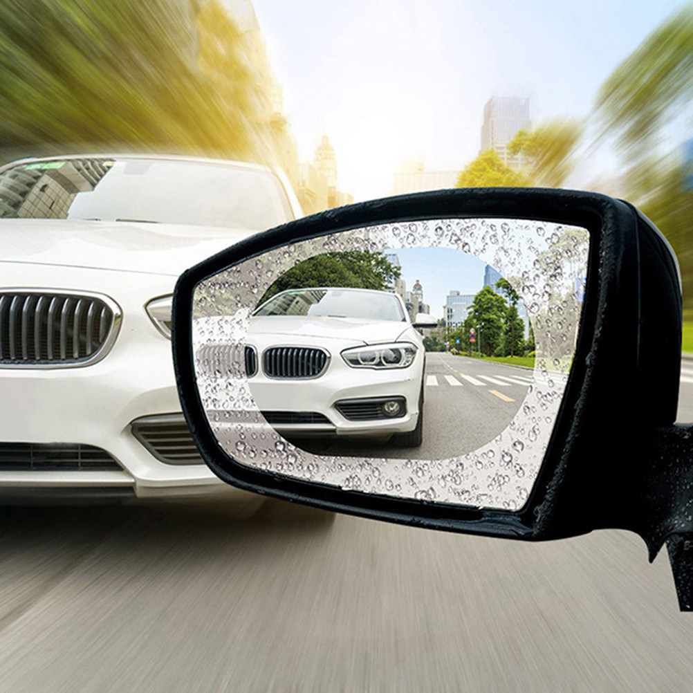 زوج من أفلام الحماية المقاومة  - مراجعة Anti Glare Car Rearview Mirror Film وسعره