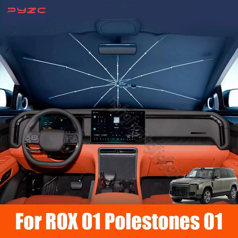 ل ROX 01 Polestones 01 سيارة 2 - مراجعة Car Sunshade Windshield Umbrella Foldable وسعره