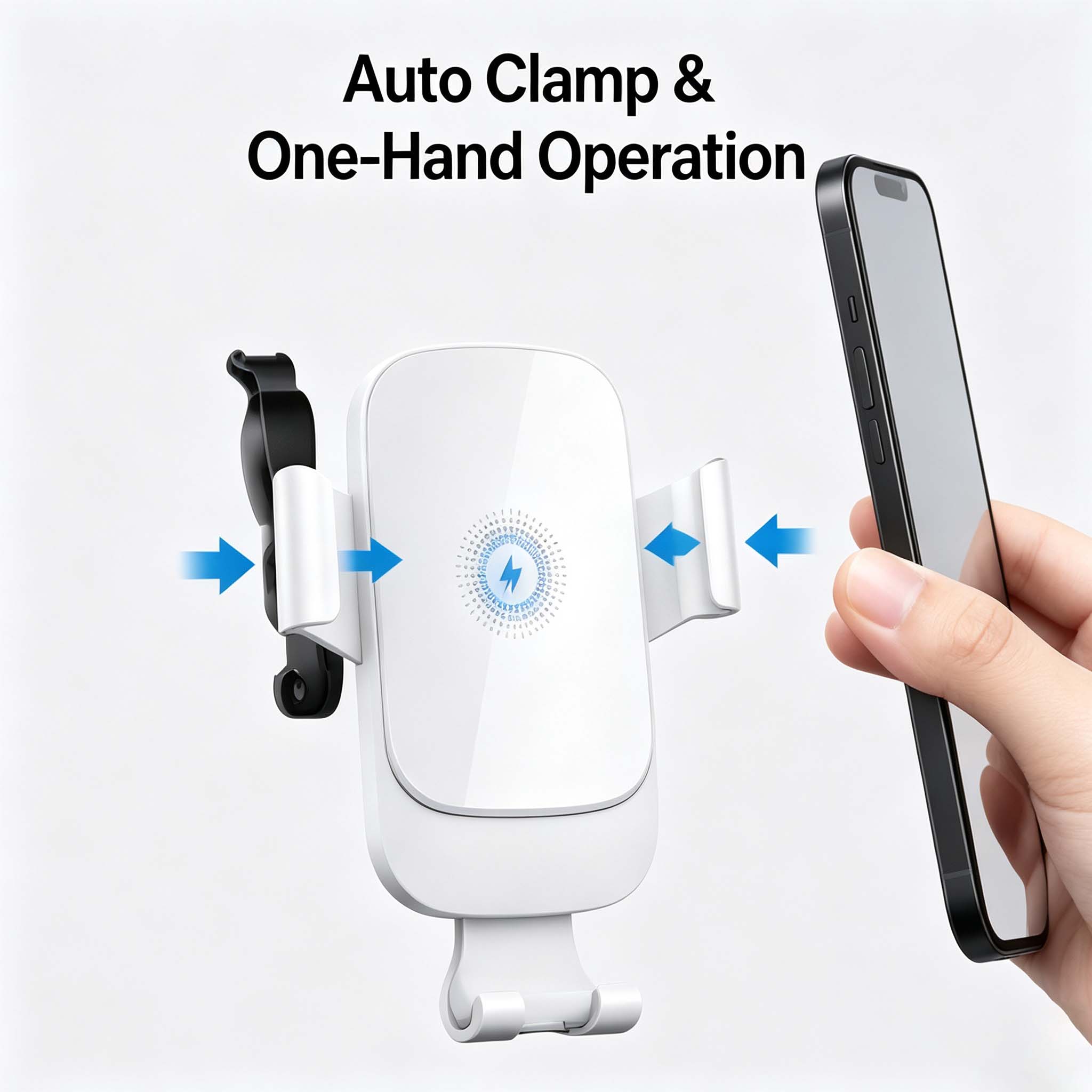 شاحن سيارة لاسلكي 15 واط شحن س - مراجعة Magnetic Phone Holder For Car Vent وسعره