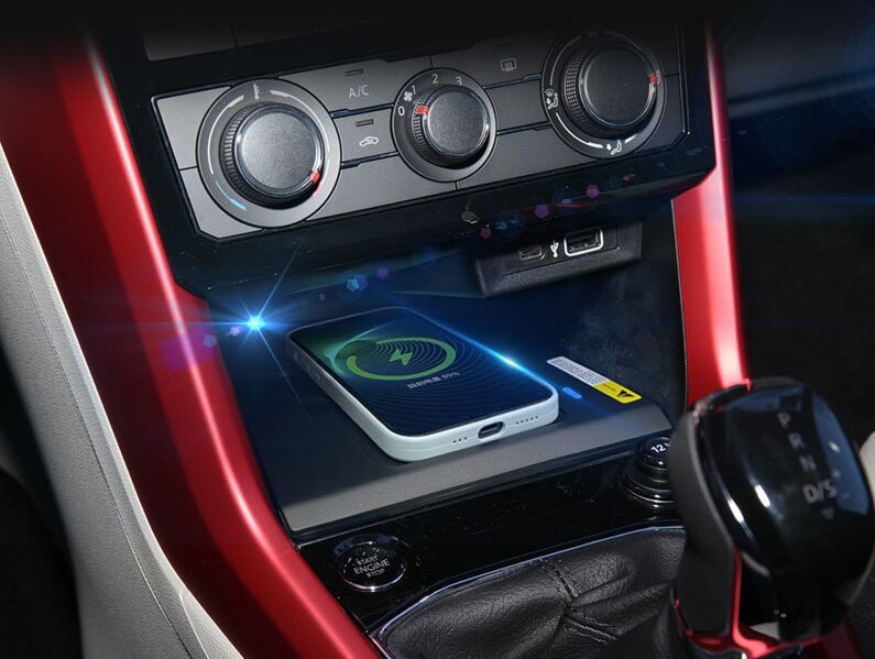 شاحن لاسلكي للهاتف المحمول في  - مراجعة Wireless Car Charger Mount Fast Charging وسعره
