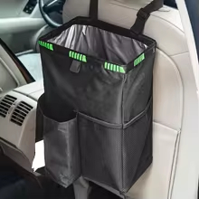 حقيبة قمامة سوداء مقاومة للماء - مراجعة Waterproof Car Trash Can With Lid وسعره