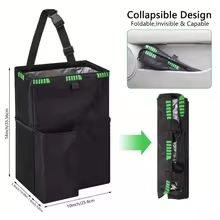 حقيبة قمامة سوداء مقاومة للماء - مراجعة Waterproof Car Trash Can With Lid وسعره