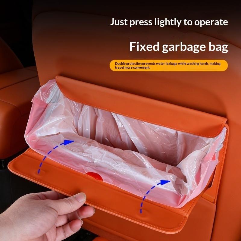 سلة قمامة للسيارة مقاومة للماء - مراجعة Waterproof Car Trash Can With Lid وسعره