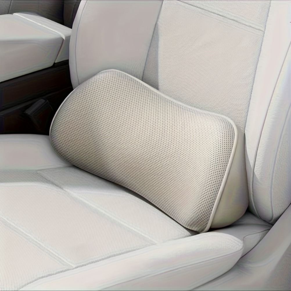 وسادة دعم أسفل الظهر للسيارة ا - مراجعة Memory Foam Car Neck Pillow Lumbar Support وسعره