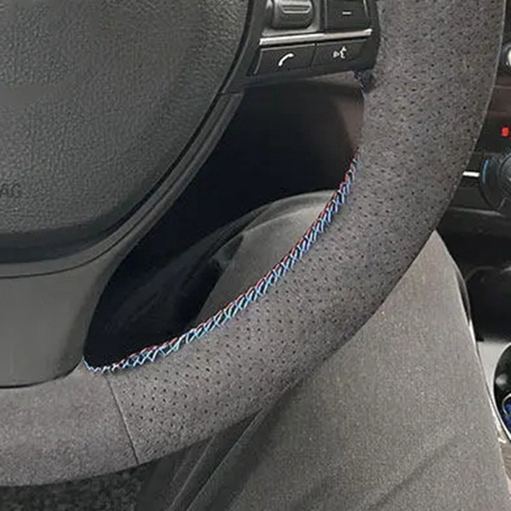 غطاء عجلة قيادة السيارة من جلد - مراجعة Car Steering Wheel Cover Anti Slip Breathable وسعره