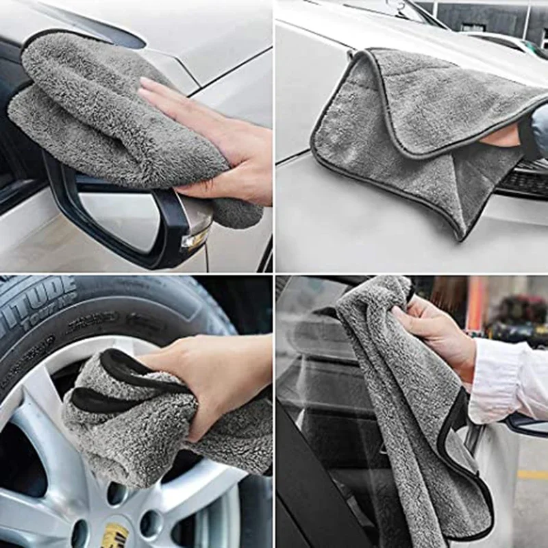 سيارة ستوكات منشفة تنظيف بالتف - مراجعة Microfiber Car Drying Towel Super Absorbent وسعره