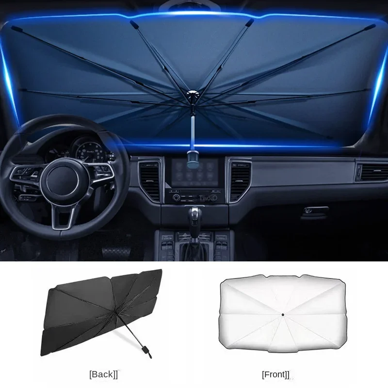 مظلة واقية من الشمس للزجاج الأ - مراجعة Car Sunshade Windshield Umbrella Foldable وسعره